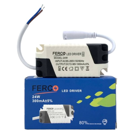 [J0400000041] DRIVER PARA LAMPARA LED 24W