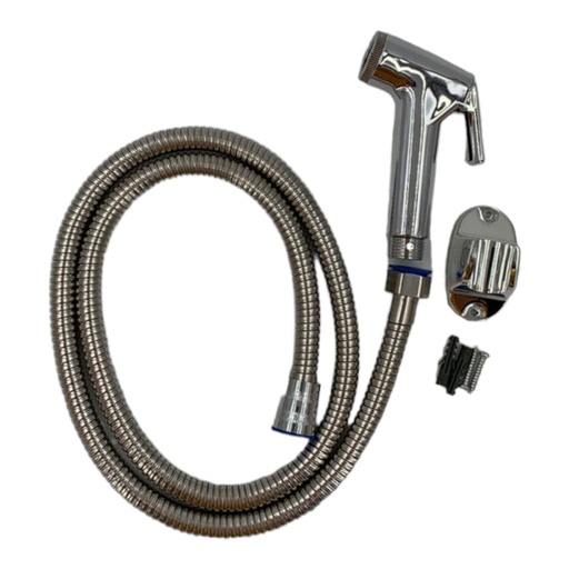 [A0300000224] DUCHA TELEFONO PVC CROMADO 1.2Mts IMP