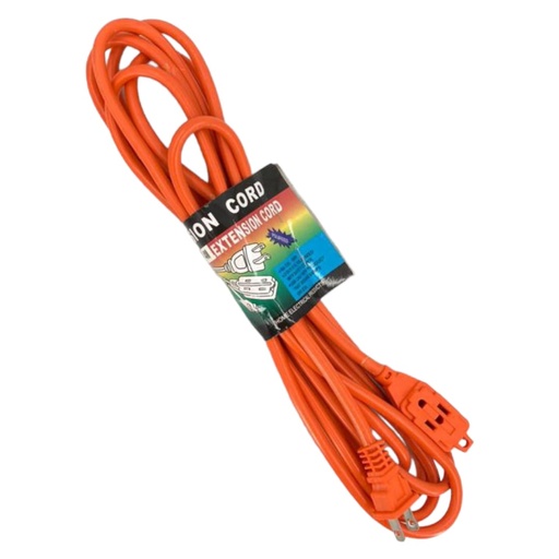 [J0800000055] EXTENSION ELECTRICA 8Mts ANARANJADA