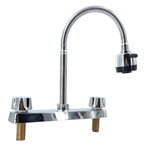 [A0300000200] GRIFO FREGADERO CUELLO FLEXIBLE M/POMO (PESO 900g) IMP