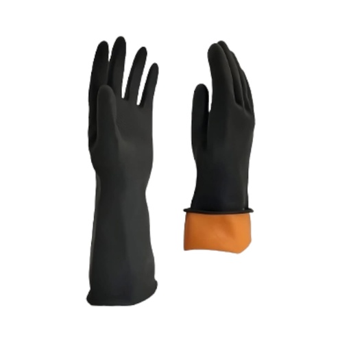 [F0200000061] GUANTE DE LATEX NEGRO EXTRAFUERTE TALLA L