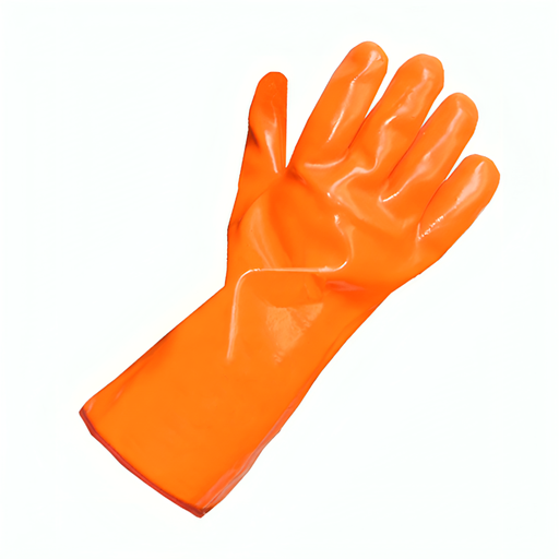 [F0200000040] GUANTE DE LATEX RESISTENTE A QUIMICOS NARANJA