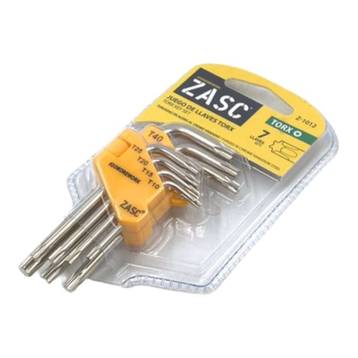 [F0300000199] JUEGO DE LLAVES TORX x 7Pzs (T10-T40)