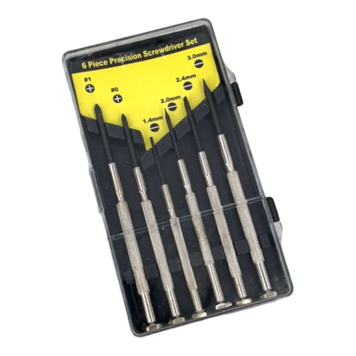 [F0300000086] JUEGO DE DESTORNILLADOR DE PRECISION 6Pzs