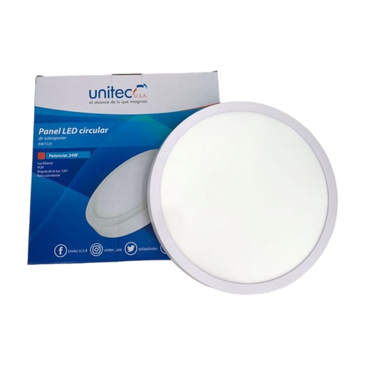 [J0400000057] LAMPARA 24W LED SUPERFICIAL BLANCO