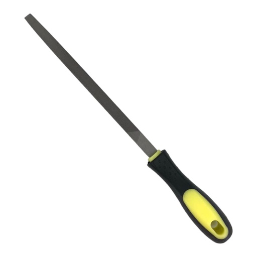 [F0300000026] LIMA PLANA 8" MANGO DE GOMA
