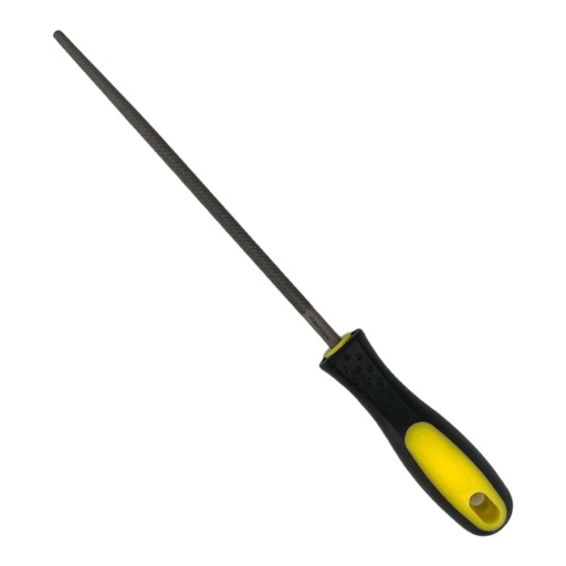 [F0300000027] LIMA REDONDA 8" MANGO DE GOMA IMP