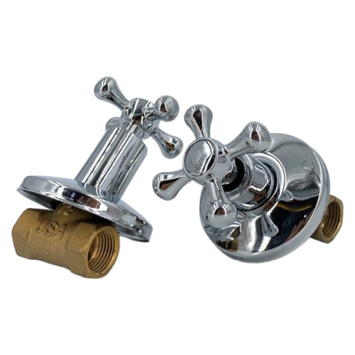 [A0500000003] LLAVE DE DUCHA 1/2" M/METAL TIPO CRUZ