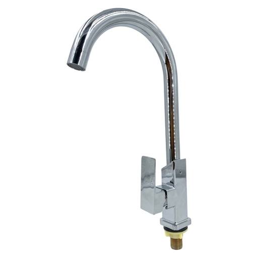 [A0300000190] LLAVE FREGADERO METALICA CUELLO CISNE M/PALANCA PLANA IMP