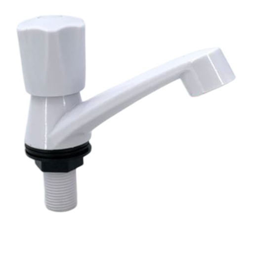 [A0500000027] LLAVE LAVAMANO PVC BLANCA