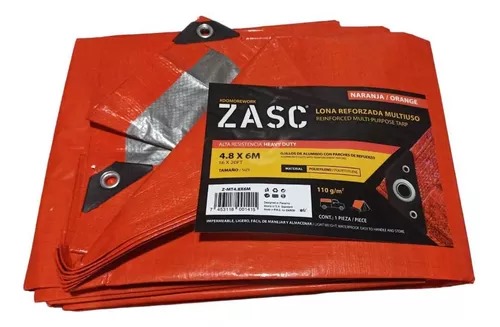 [G0300000006] LONA  PLASTICA 4.8 X 6Mts COLORES