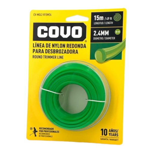 [E0300000038] NYLON PARA DESMALEZAR 2,40mm x 15Mts