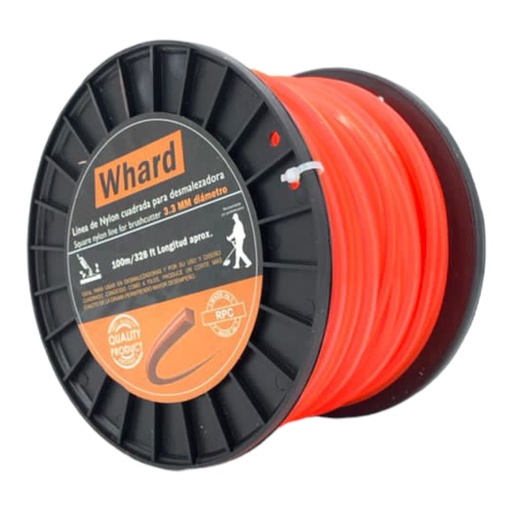 [E0300000119] NYLON PARA DESMALEZAR 3,3mm x 100Mts IMP
