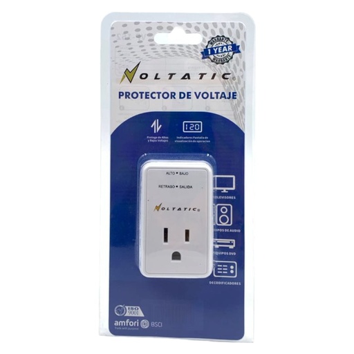 [J0500000102] PROTECTOR EQUIPOS ELECTRONICOS 110V - 1 TOMA