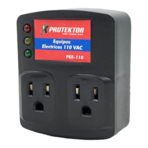 [J0500000163] PROTECTOR EQUIPOS ELECTRONICOS 110V - 2 TOMAS