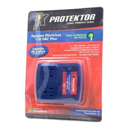 [J0500000164] PROTECTOR EQUIPOS ELECTRONICOS 110V PLUS (SUPRESOR DE PICOS)