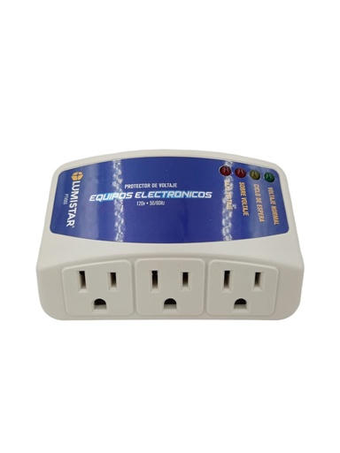 [J0500000071] PROTECTOR EQUIPOS ELECTRONICOS 120V 3TOMAS