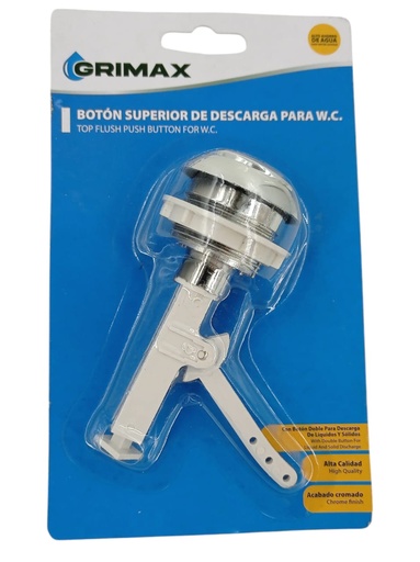 [A0300000380] BOTON P/DESCARGA DE AGUA INODORO C/MANGUERA