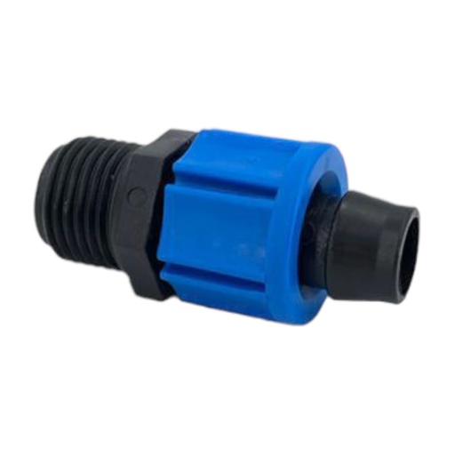 [G0800000035] RIEGO MACHO ROSCA 16mm x 1/2 MANGUERA GOTEO