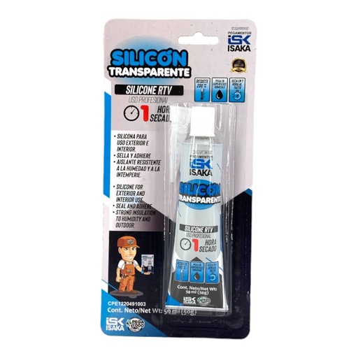 [L0100000113] SILICON TRANSPARENTE 50ml RTV