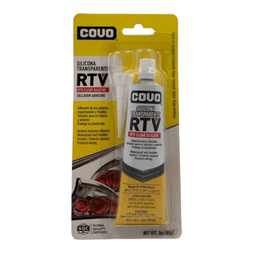[L0100000057] SILICON TRANSPARENTE RTV 85g