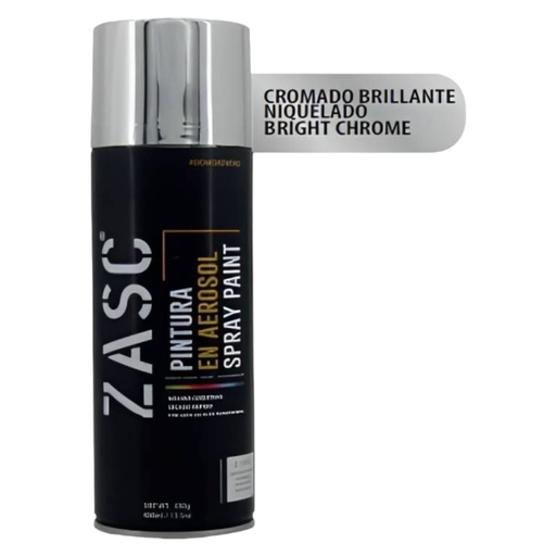 [L0400000029] SPRAY CROMADO BRILLANTE NIQUELADO 400ml