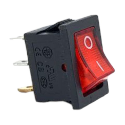 [J0600000074] SWITCH BOTON CON LUZ PARA CARRO 2 PASES 3 PATAS
