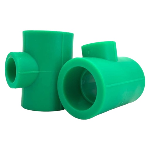 [A0300000277] TEE REDUCTOR PPR 1" x 3/4" VERDE (TERMOFUSION)