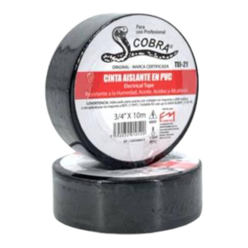 [L0100000031] TEIPE NEGRO 3/4" x 18mm