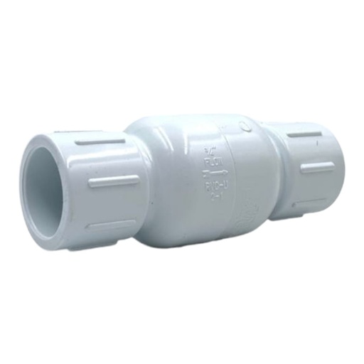 [A0300000459] VALVULA CHECK 3/4" PVC SOLDADA C/RESORTE
