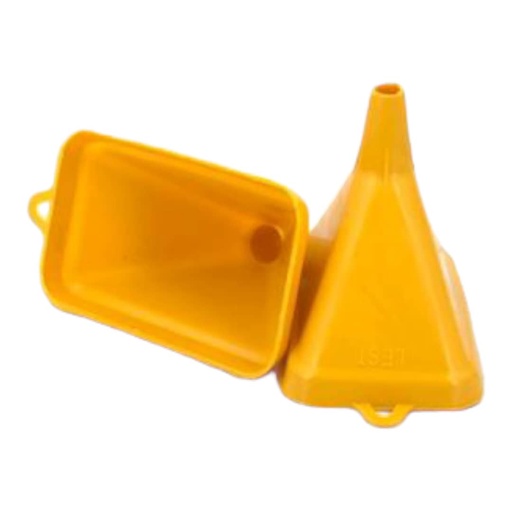 [C0100000018] EMBUDO PLASTICO CUADRADO 6X10 (PEQUEÑO)