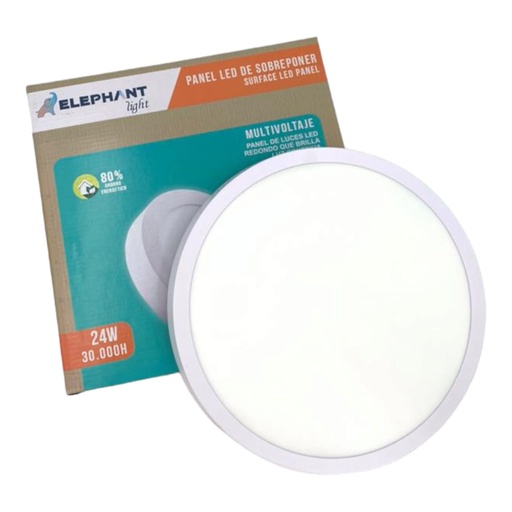 [J0400000022] LAMPARA 24W LED REDONDA SUPERFICIAL BLANCO
