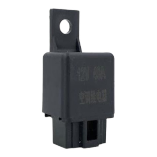 [J0500000220] RELE 12V 40A 4P NEGRO (AIRE ACONDICIONADO)