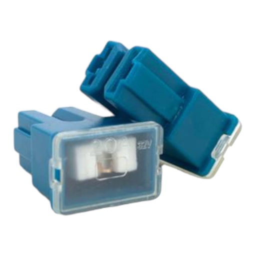 [J0500000234] FUSIBLE TIPO JAPONES TIPO H 20AMP AZUL OCEANO IMP