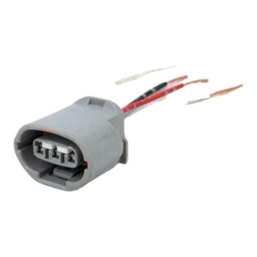 [J0500000245] CONECTOR GRIS 3PINES 3 CABLES PARA REGULADOR DEL GENERADOR (General)