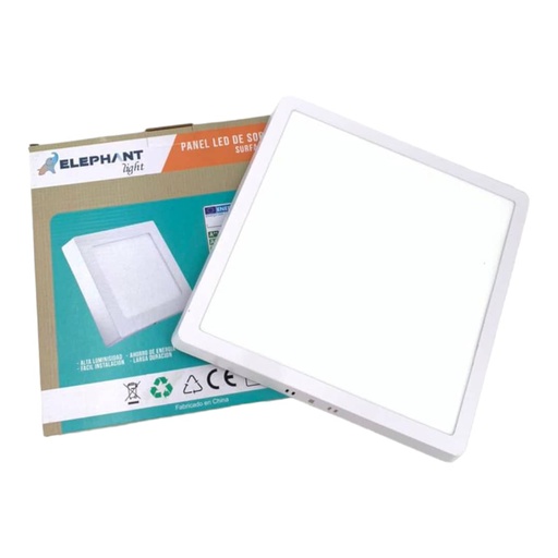 [J0400000073] LAMPARA 24W LED CUADRADA SUPERFICIAL BLANCO