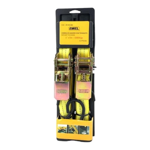 [F0300000262] CINTA DE AMARRE 2Pza 1" x 5M 1000Kg