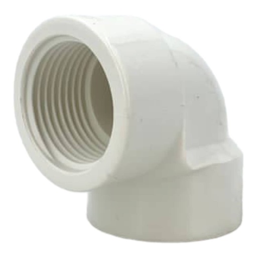 [A0300000518] CODO PVC 1" X 90 C/ROSCA