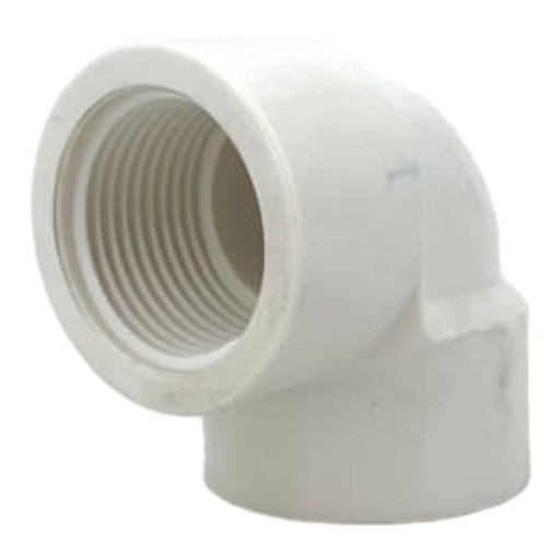 [A0300000517] CODO PVC 3/4" X 90 C/ROSCA