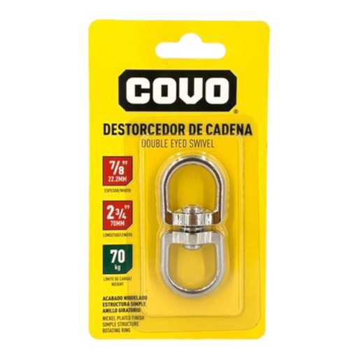 [F0100000475] DESTORCEDOR DE CADENA 7/8" x 2- 3/4"