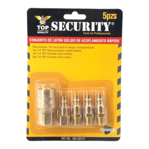 [F0300000271] JUEGO DE ACOPLES P/PISTOLA DE AIRE 5Pzas