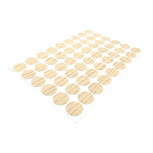 [E0800000043] ETIQUETA TAPA TORNILLOS PARA FORMICA #2 54 STICKES x HOJA