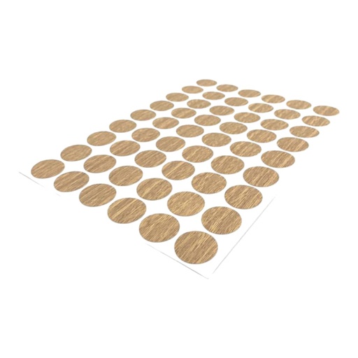 [E0800000076] ETIQUETA TAPA TORNILLOS PARA FORMICA #4 54 STICKES x HOJA