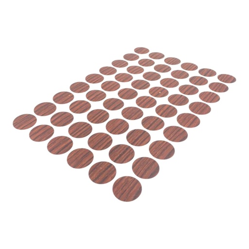 [E0800000080] ETIQUETA TAPA TORNILLOS PARA FORMICA #8 54 STICKES x HOJA IMP