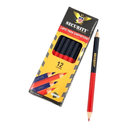 [F0300000277] LAPIZ PARA CARPINTERO ROJO Y AZUL