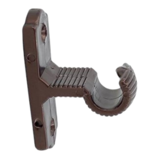 [E0600000175] SOPORTE CORTINERO 3/4" COLOR CAFE x UNIDAD