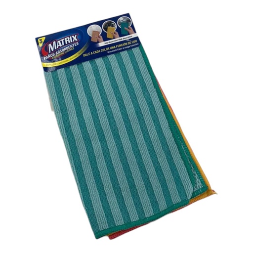 [C0100000023] PAÑO MICROFIBRA 28cm x 28cm x 3und