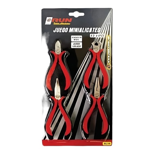 [F0300000305] JUEGO MINIALICATES 4-1/2" x 4Pzas