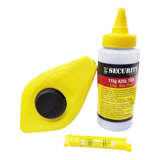 [F0300000308] TIRALINEA PLASTICO CON NIVEL 30M