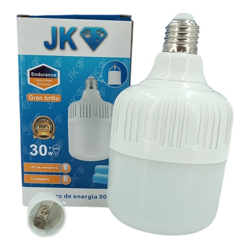 [J0400000091] BOMBILLO RECARGABLE ROSCA 30W